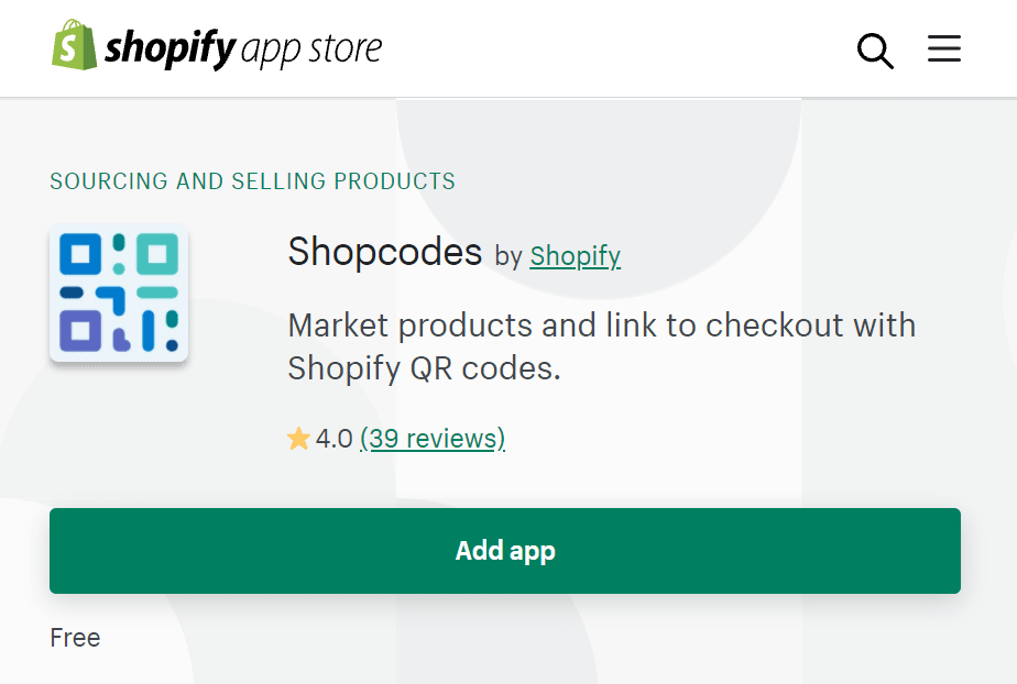 Shopify App Store - Add App